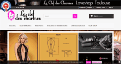 Desktop Screenshot of laclefdescharmes.com